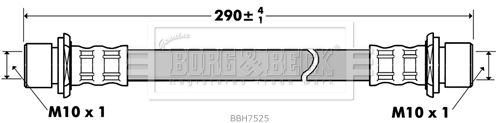 BORG & BECK Тормозной шланг BBH7525